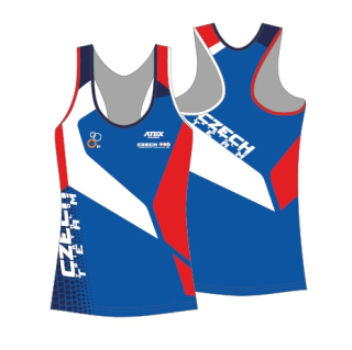 Atletický dres bez rukávů, dámský